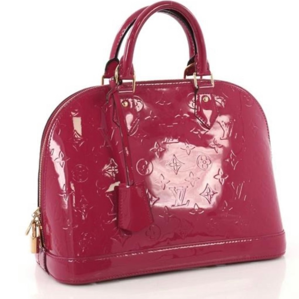 Louis Vuitton pink monogram alma pm bag